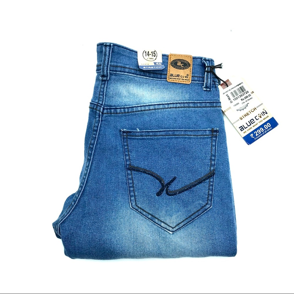 Blue Coin Women’s Jeans, Size 40, 14-15 Years, NWT - Picture 2 of 4